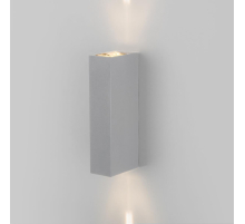 Уличный настенный светодиодный светильник Elektrostandard Blaze 35136/W серый a057051