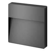 Уличный настенный светодиодный светильник Arlight LGD-Trace-S215x215-8W Warm3000 029958