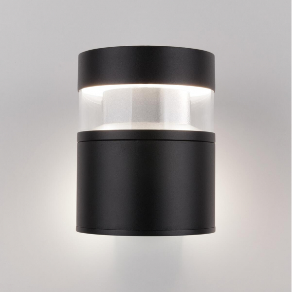 Уличный настенный светодиодный светильник Elektrostandard 1530 Techno Led чёрный a052244 Уличный настенный светодиодный светильник Elektrostandard 1530 Techno Led чёрный a052244