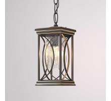 Уличный подвесной светильник Elektrostandard Spica H черное золото GL 1026H a048173