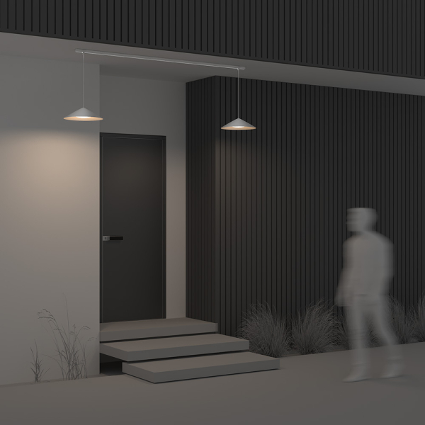 Уличный трековый светильник Maytoni Outdoor O-TR01-1-P-12WW3K