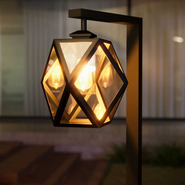 Уличный светильник Elektrostandard Ambra 35133/F черный a056235