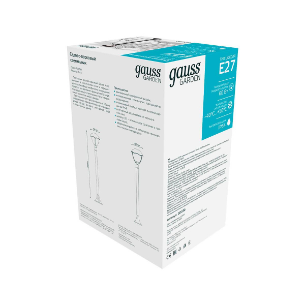 Уличный светильник Gauss Aura GD030 Уличный светильник Gauss Aura GD030