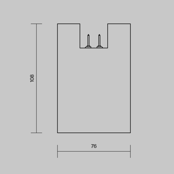 Уличный трековый светильник Maytoni Outdoor O-TR01-2-S-16WW3K