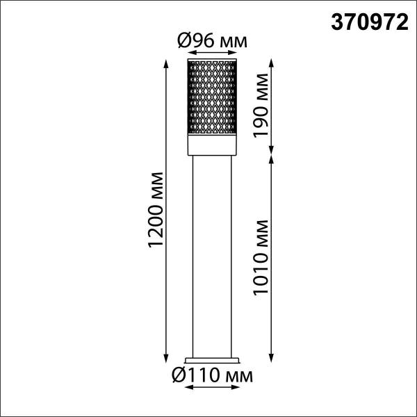 Уличный настенный светильник Novotech Street Matrix 370972 Уличный настенный светильник Novotech Street Matrix 370972