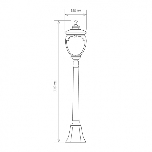 Уличный светильник Elektrostandard Andromeda F (GLYF-8024F) a027998 Уличный светильник Elektrostandard Andromeda F (GLYF-8024F) a027998