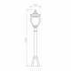 Уличный светильник Elektrostandard Andromeda F (GLYF-8024F) a027998