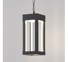 Уличный подвесной светодиодный светильник Elektrostandard Frame 1528 Techno Led серый a051858
