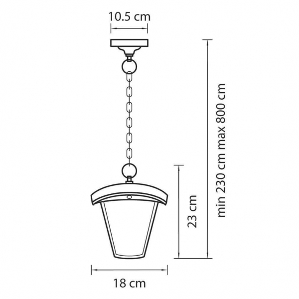Уличный светодиодный светильник Lightstar Lampione 375070 Уличный светодиодный светильник Lightstar Lampione 375070
