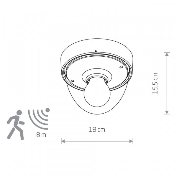 Уличный светильник Nowodvorski Nook Sensor 7977 Уличный светильник Nowodvorski Nook Sensor 7977