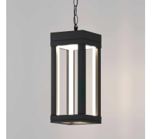 Уличный подвесной светодиодный светильник Elektrostandard Frame 1528 Techno Led черный a051857
