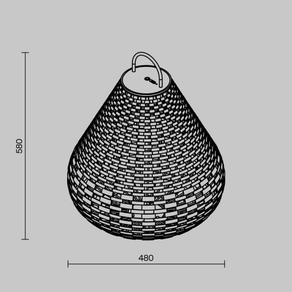 Уличный переносной аккумуляторный светильник Maytoni Outdoor Plet O530FL-L5B3K1