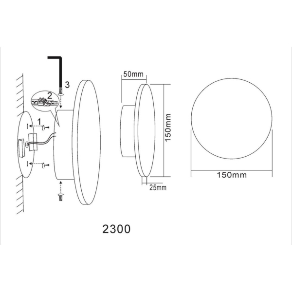 Светильник уличный Kink Light Затмение 2300,19