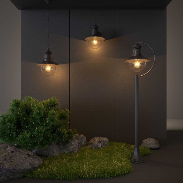 Уличный подвесной cветильник Elektrostandard Talli H GL 3002H черный a038483