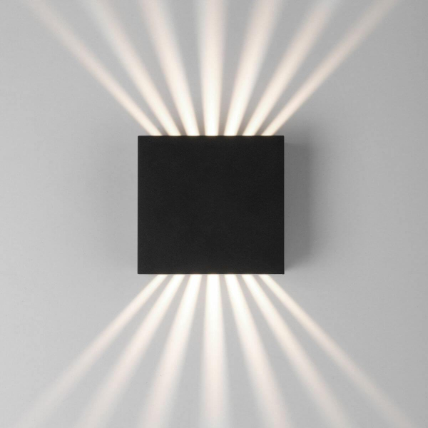 Уличный настенный светодиодный светильник Elektrostandard Sole 35149/D черный a058892 Уличный настенный светодиодный светильник Elektrostandard Sole 35149/D черный a058892