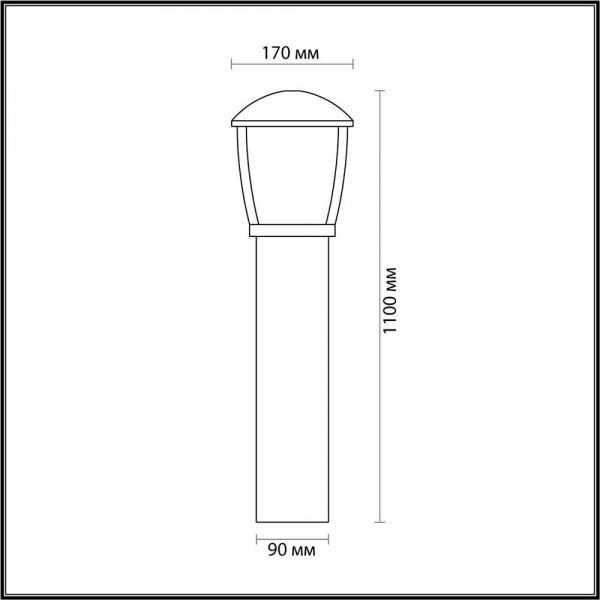Уличный светильник Odeon Light Nature Tako 4051/1F Уличный светильник Odeon Light Nature Tako 4051/1F