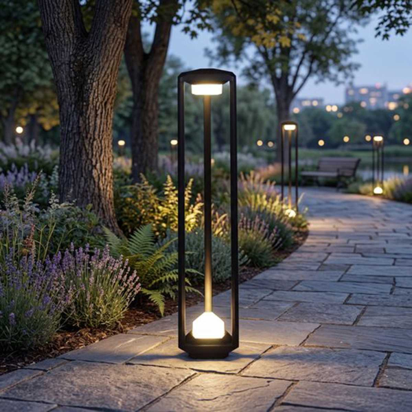 Уличный светильник Reluce 09987-0.7-001JH 0.8M LED2X6W BK RLOS