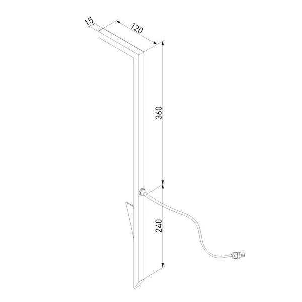 Уличный светодиодный светильник Elektrostandard 35181/S a067902 Уличный светодиодный светильник Elektrostandard 35181/S a067902
