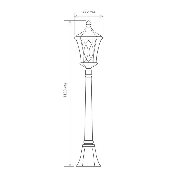 Уличный светильник Elektrostandard Virgo F капучино a031924 Уличный светильник Elektrostandard Virgo F капучино a031924
