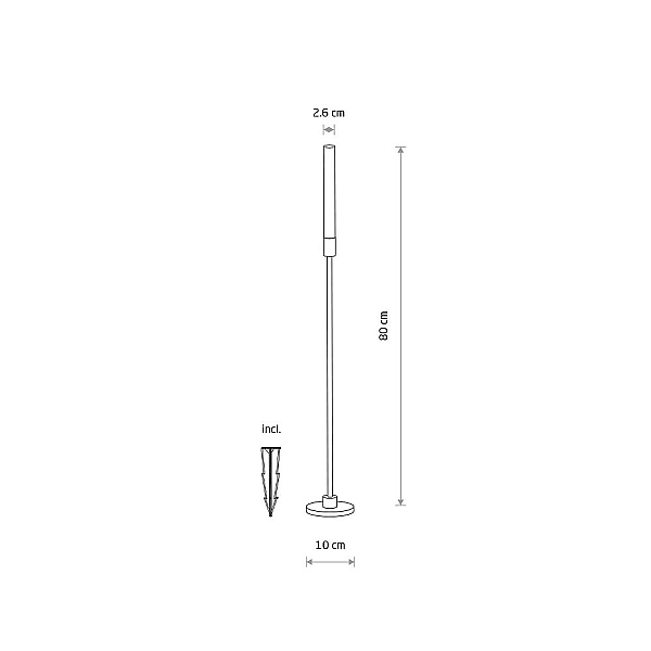 Уличный светильник Nowodvorski Zola Led Black 11544