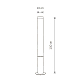 Уличный светильник Nowodvorski Mia Led M Black 11374