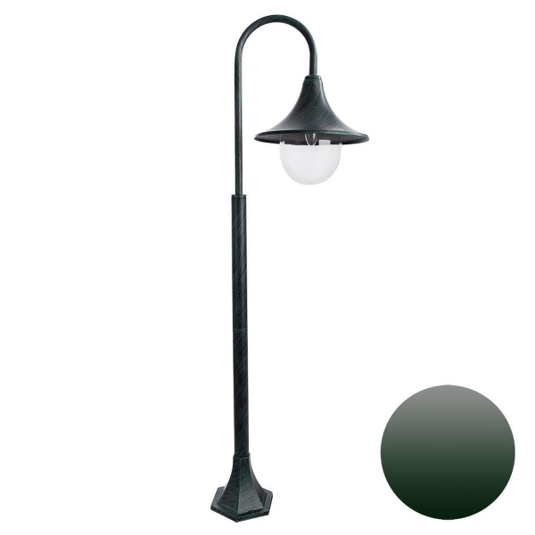 Уличный светодиодный светильник Arte Lamp Malaga A1086PA-1BGB Уличный светодиодный светильник Arte Lamp Malaga A1086PA-1BGB