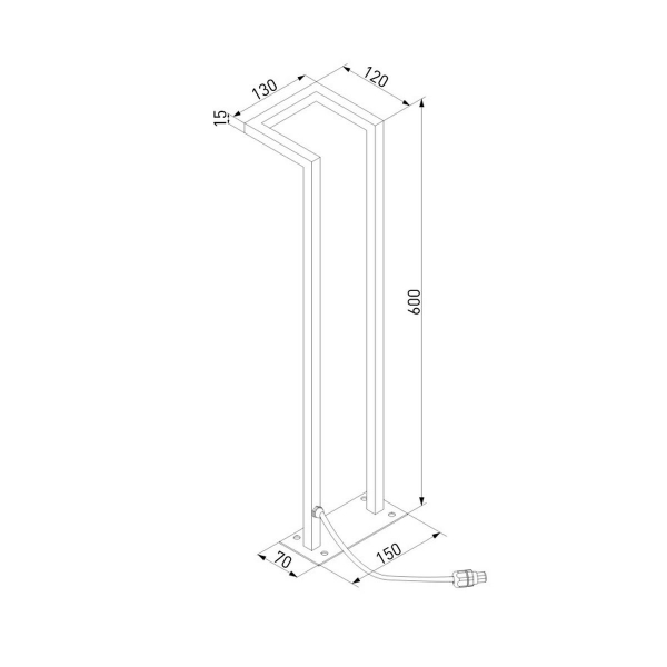 Уличный светодиодный светильник Elektrostandard 35180/S a067901 Уличный светодиодный светильник Elektrostandard 35180/S a067901