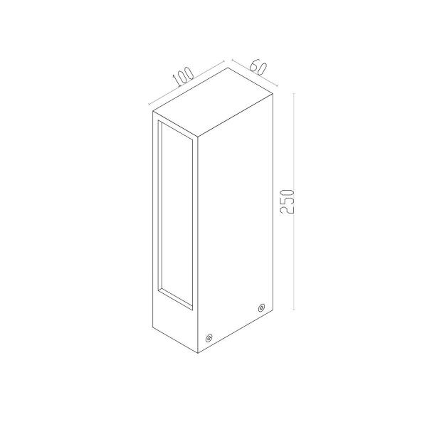 Уличный светодиодный светильник Maytoni Hof O422FL-L6GF