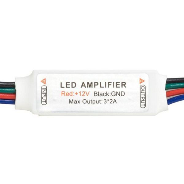 Мини-усилитель RGB ELF, 12/24В, 2А/канал ELF-miniAmplifier Мини-усилитель RGB ELF, 12/24В, 2А/канал ELF-miniAmplifier