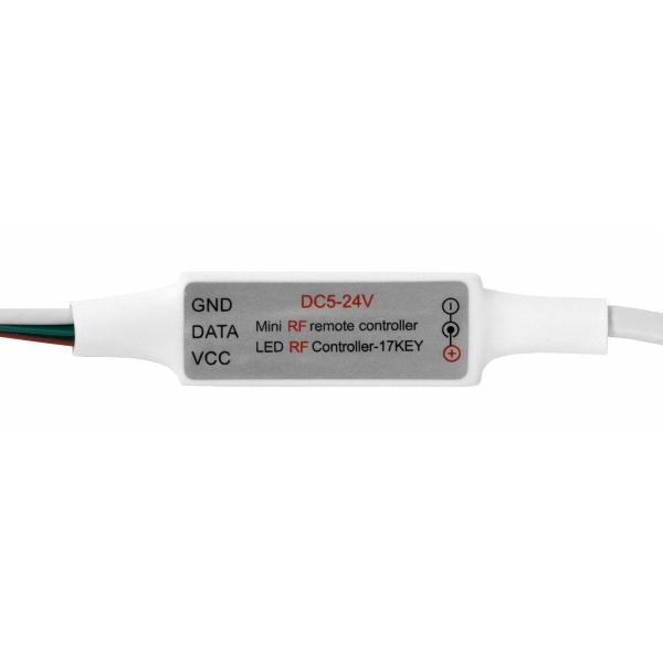 Мини-контроллер ELF YC102W-3 с радиоуправлением, SM-control, 5/24В ELF-miniRF-YC102W-3 Мини-контроллер ELF YC102W-3 с радиоуправлением, SM-control, 5/24В ELF-miniRF-YC102W-3