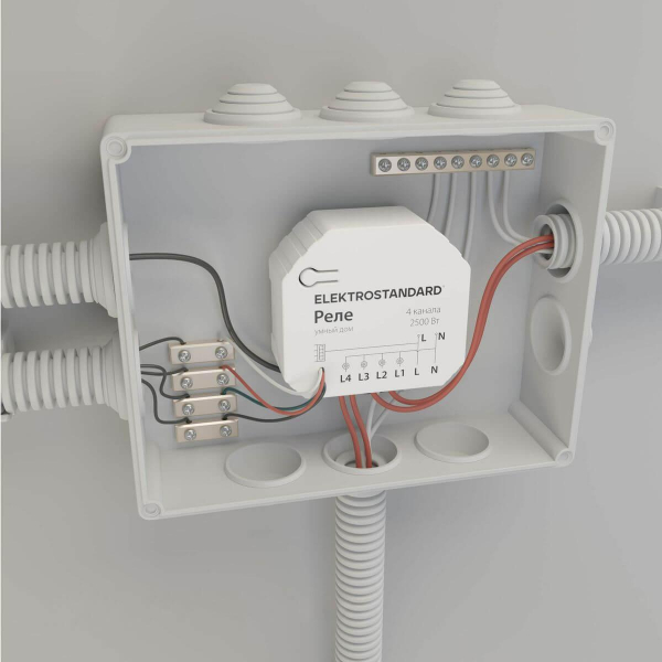 Реле Wi-Fi Elektrostandard 76005/00 4690389184406 Реле Wi-Fi Elektrostandard 76005/00 4690389184406