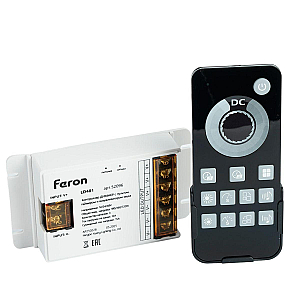 Контроллер диммер с пультом, таймером и визуализатором звука, 12-24-48V Feron LD481 52096