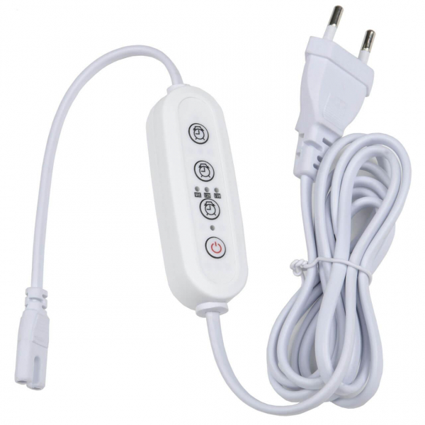 Таймер с вилкой и разъемом для фито светильника Uniel UST-E32 WHITE 2M UL-00006492 Таймер с вилкой и разъемом для фито светильника Uniel UST-E32 WHITE 2M UL-00006492