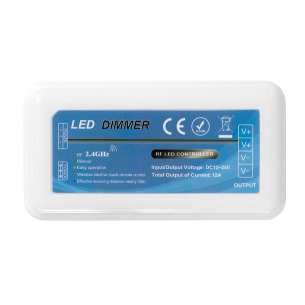 Диммер ELF T2.4G, 12/24В, 12A ELF-DimT2.4G Диммер ELF T2.4G, 12/24В, 12A ELF-DimT2.4G