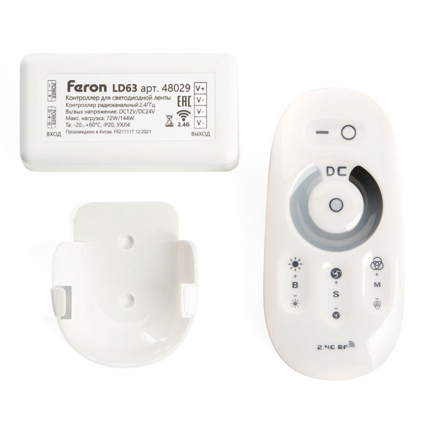 Контроллер-диммер для светодиодной ленты Feron LD62 48029 Контроллер-диммер для светодиодной ленты Feron LD62 48029
