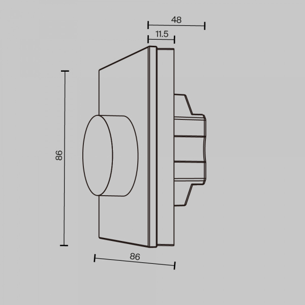 Панель управления Maytoni Lighting control 731004 Панель управления Maytoni Lighting control 731004