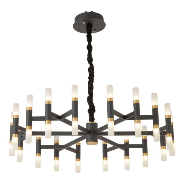Подвесная люстра Lumina Deco Richmond LDP 6035-36 BK+GD Подвесная люстра Lumina Deco Richmond LDP 6035-36 BK+GD