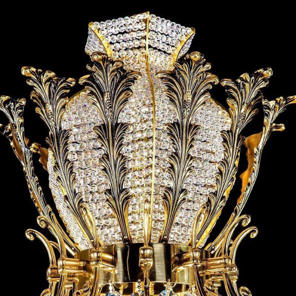 Подвесная люстра Artglass Sirael Brass Antique CE Подвесная люстра Artglass Sirael Brass Antique CE
