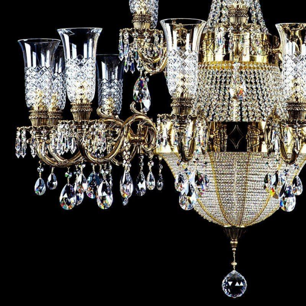 Подвесная люстра Artglass Sirael Brass Antique CE Подвесная люстра Artglass Sirael Brass Antique CE