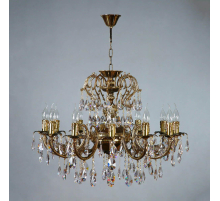 Подвесная люстра Ambiente Alicante 8888/12 PB Tear drop