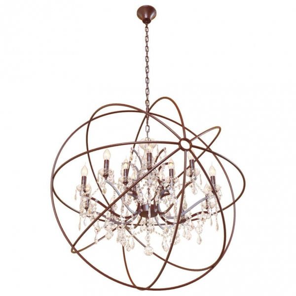 Подвесная люстра Loft IT Foucaults Orb Crystal Loft1897/15 Подвесная люстра Loft IT Foucaults Orb Crystal Loft1897/15