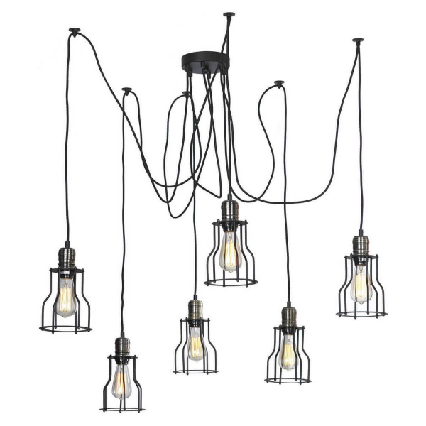 Подвесная люстра Lussole Loft IV LSP-9310 Подвесная люстра Lussole Loft IV LSP-9310