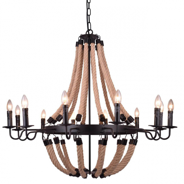 Подвесная люстра Arte Lamp Marsiglia A8956LM-12BK Подвесная люстра Arte Lamp Marsiglia A8956LM-12BK
