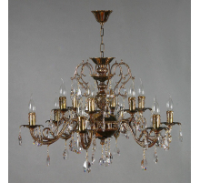 Подвесная люстра Ambiente Alicante 8888/6+6 PB Tear drop