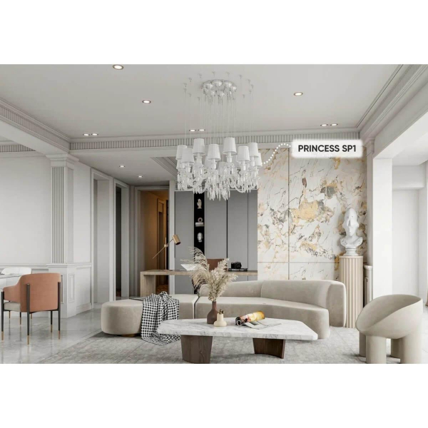 Подвесная люстра Crystal Lux Princess SP10+5 Подвесная люстра Crystal Lux Princess SP10+5