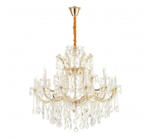 Подвесная люстра iLamp Diamond 6071-18 GD+CL