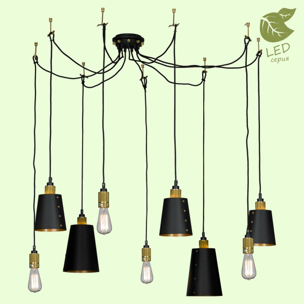 Подвесная люстра Lussole Loft Shirley GRLSP-9869 Подвесная люстра Lussole Loft Shirley GRLSP-9869