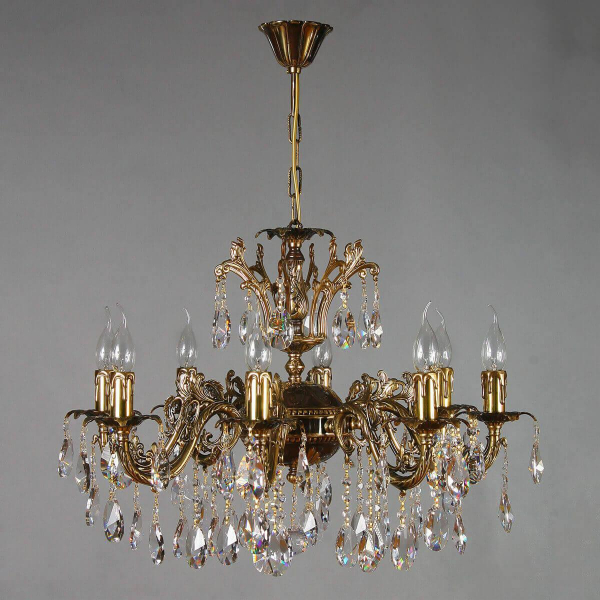Подвесная люстра Ambiente Granada 2118/8 PB Tear drop Подвесная люстра Ambiente Granada 2118/8 PB Tear drop