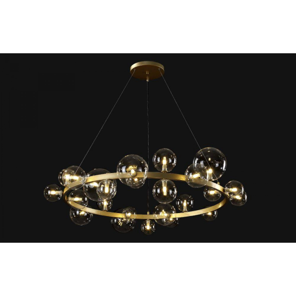 Подвесная люстра Crystal Lux Agata SP24 V2 Gold/Transparente Подвесная люстра Crystal Lux Agata SP24 V2 Gold/Transparente