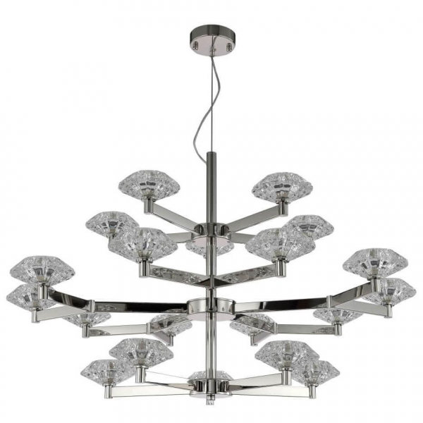 Подвесная люстра Crystal Lux Rebeca SP5+10+5 Nickel Подвесная люстра Crystal Lux Rebeca SP5+10+5 Nickel